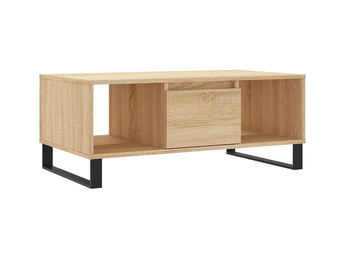 Table basse Chêne sonoma 90x50x36,5 cm Bois d'ingénierie