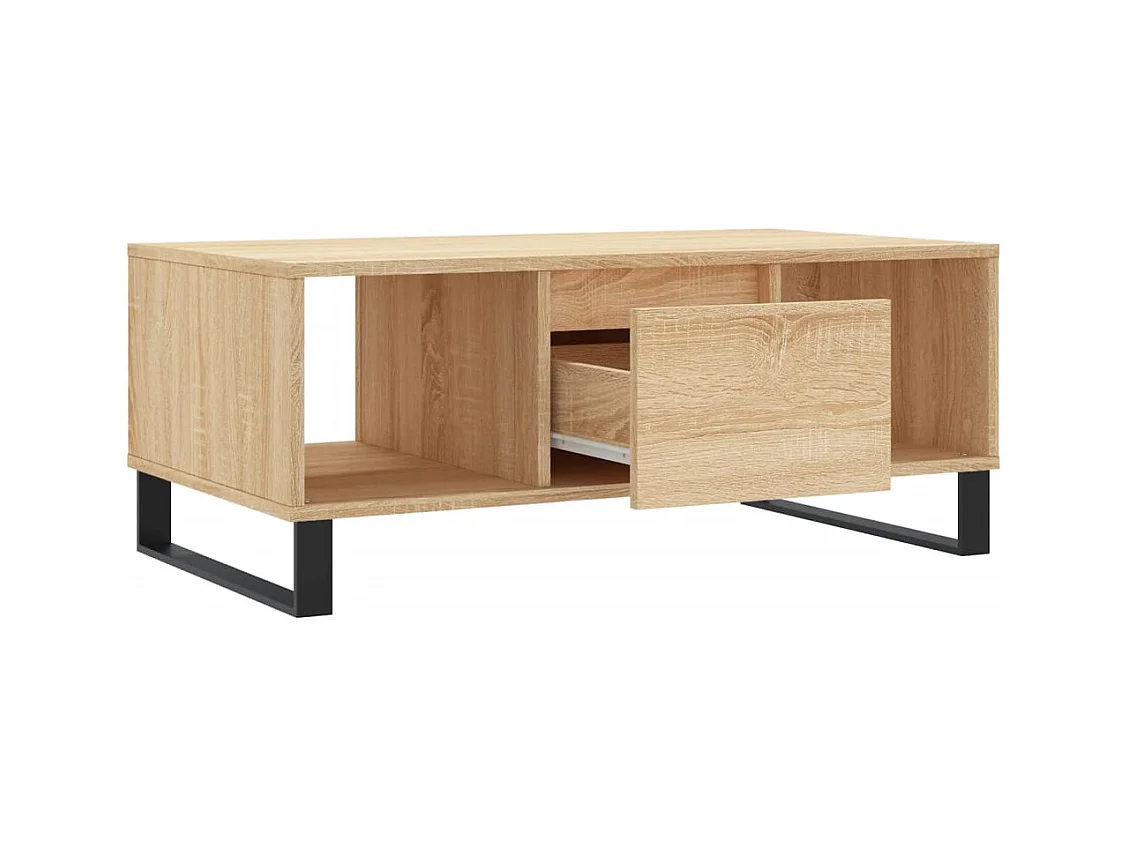 Table basse Chêne sonoma 90x50x36,5 cm Bois d'ingénierie