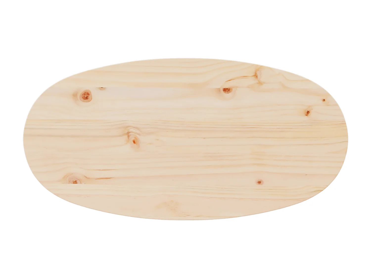 Tavolino naturale 80 x 40 x 35 cm Legno massello di pino