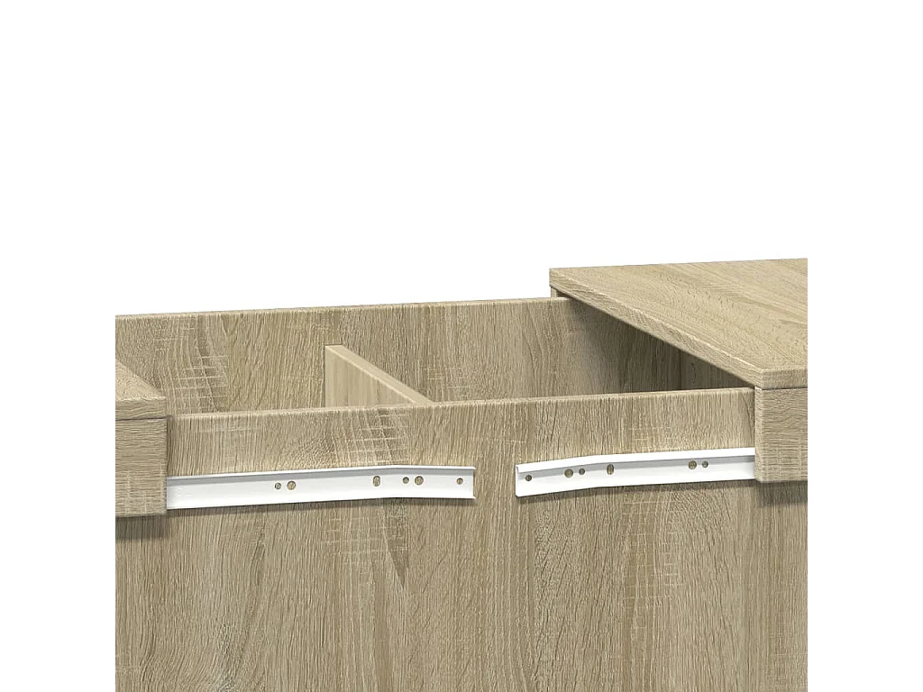 Couchtisch aus Sonoma-Eiche, 80 x 55 x 40 cm, Holzwerkstoff