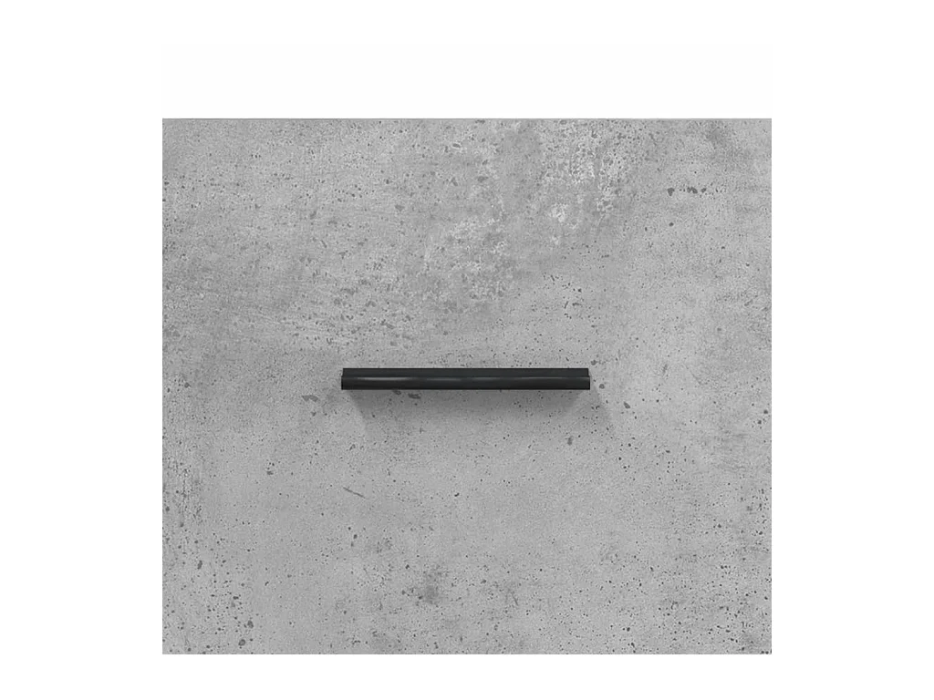 Mesa de centro gris hormigón 50x50x40 cm madera de ingeniería