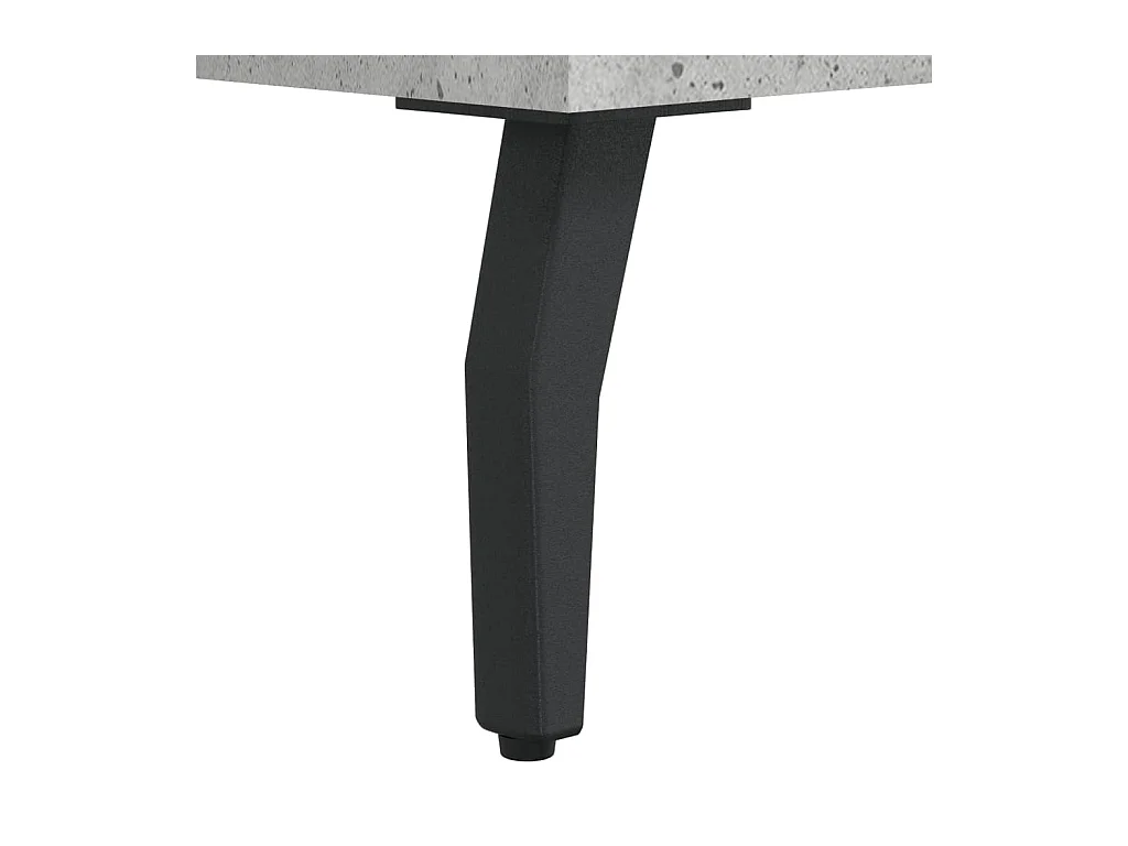 Mesa de centro gris hormigón 50x50x40 cm madera de ingeniería