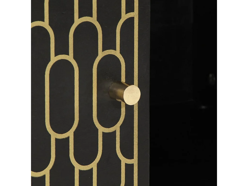 Mesa de centro 80x50x40 cm madera maciza de mango