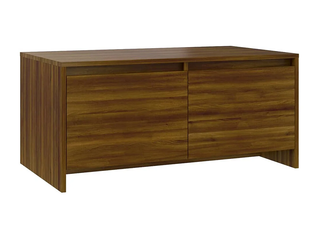 Table basse Chêne marron 90x50x41,5 cm Bois d'ingénierie