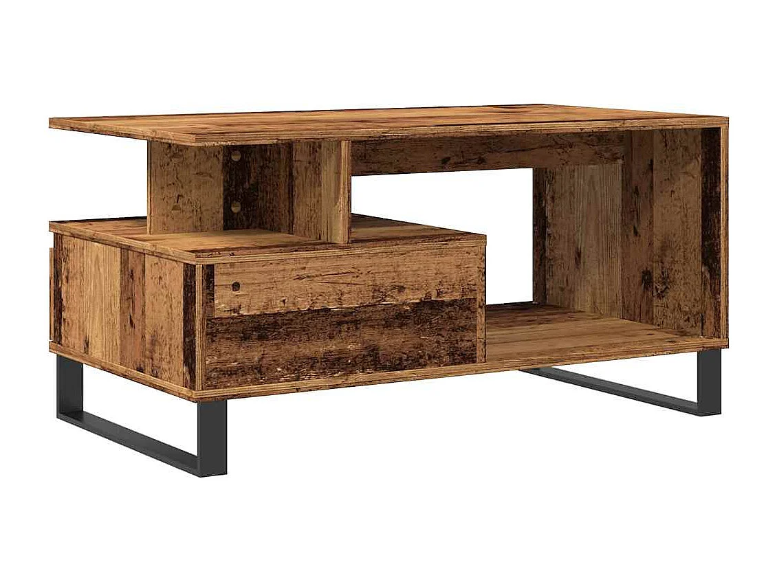 Couchtisch Altholz 90x49x45 cm Holzwerkstoff