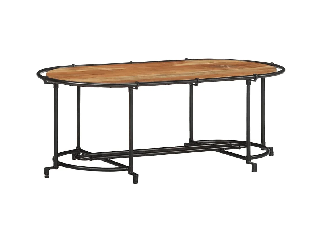 Table basse 110x55x40 cm bois massif d'acacia