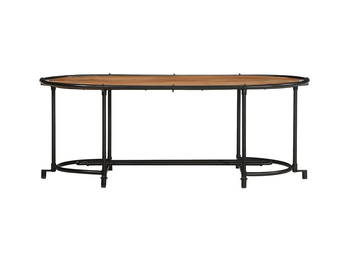 Table basse 110x55x40 cm bois massif d'acacia