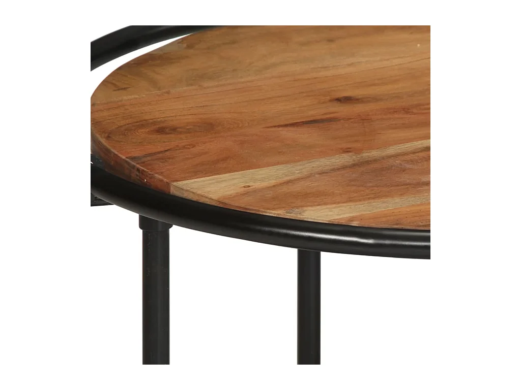 Table basse 110x55x40 cm bois massif d'acacia