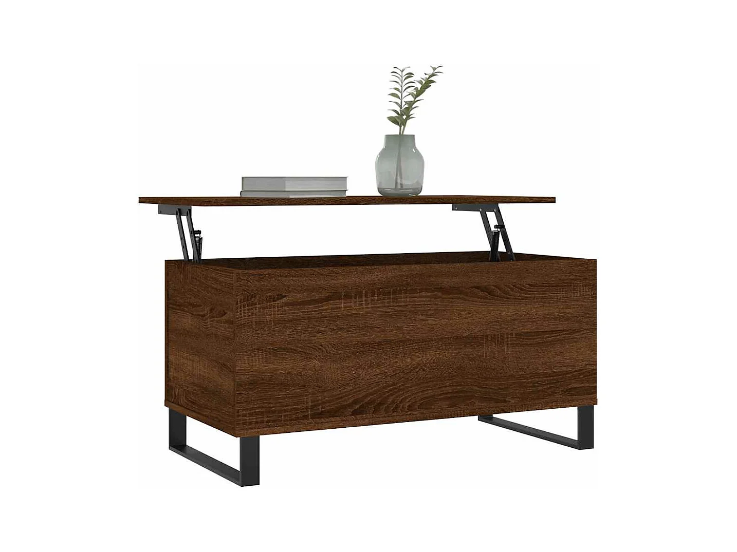 Table basse Chêne marron 90x44,5x45 cm Bois d'ingénierie