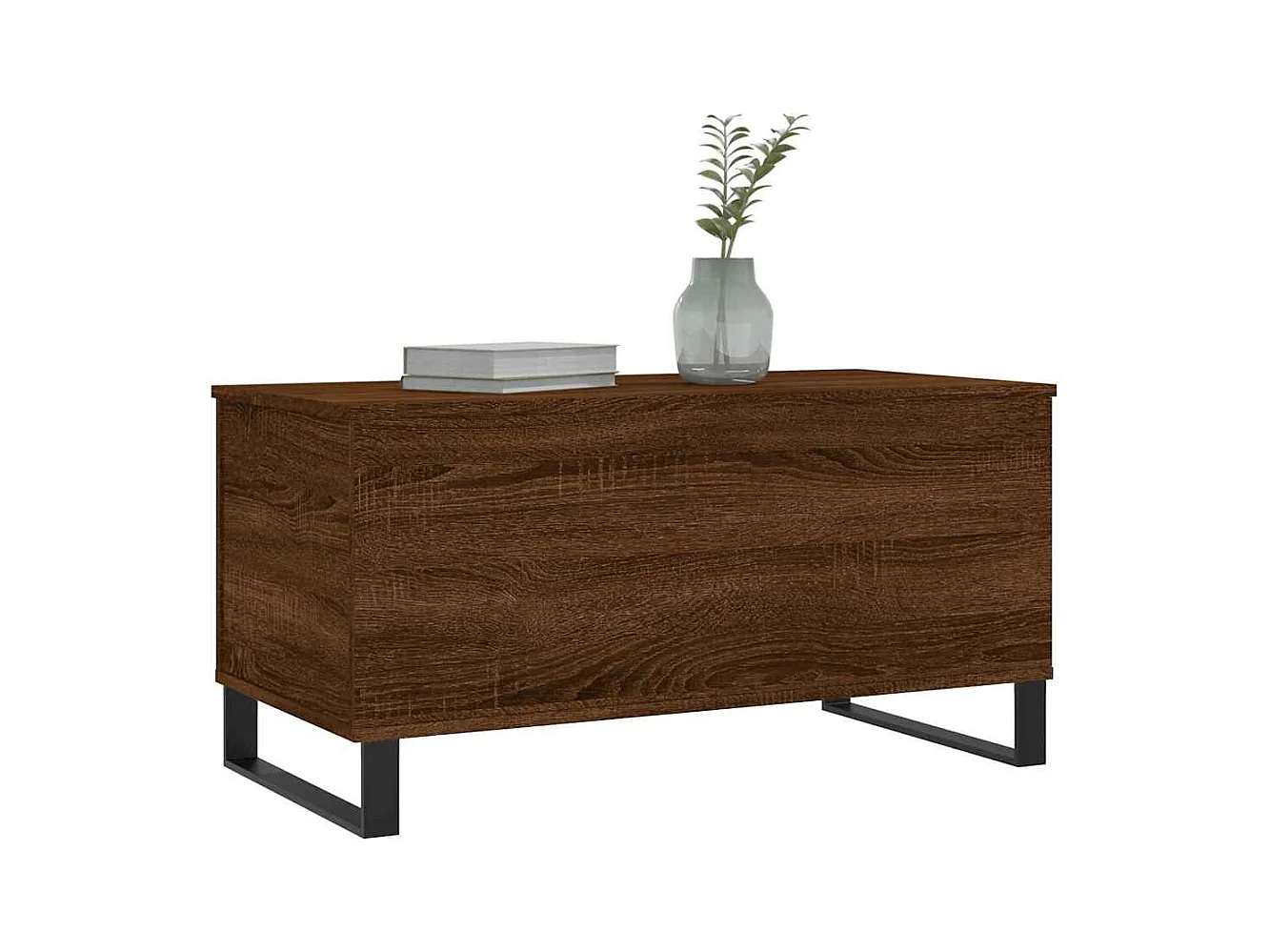 Table basse Chêne marron 90x44,5x45 cm Bois d'ingénierie
