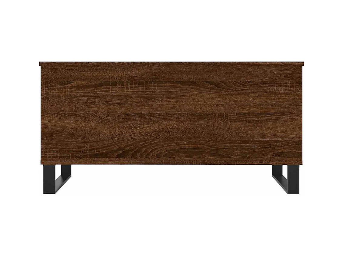 Table basse Chêne marron 90x44,5x45 cm Bois d'ingénierie