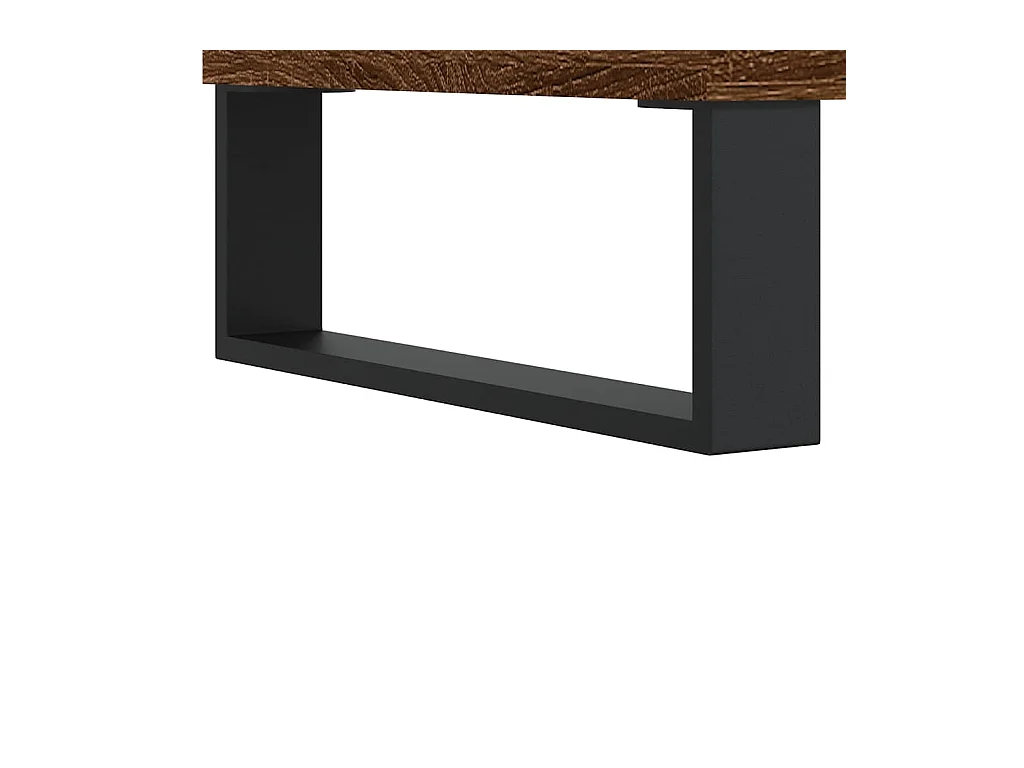 Table basse Chêne marron 90x44,5x45 cm Bois d'ingénierie