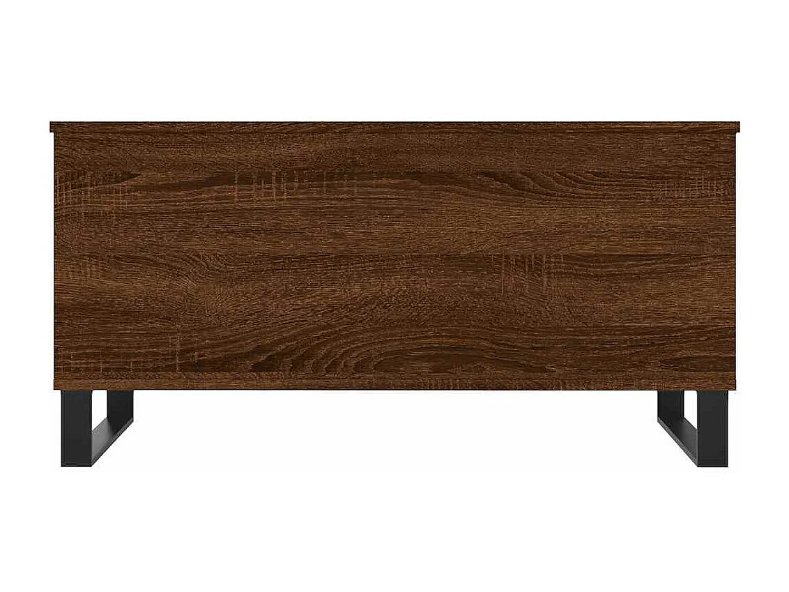Table basse Chêne marron 90x44,5x45 cm Bois d'ingénierie