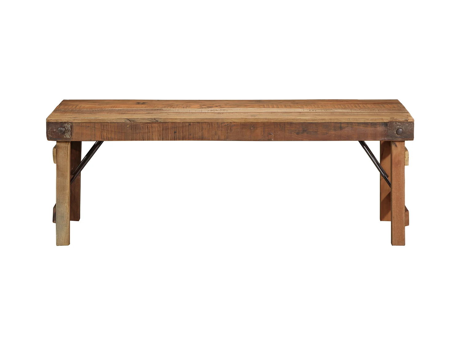 Table basse 110x55x40 cm en bois massif récupéré