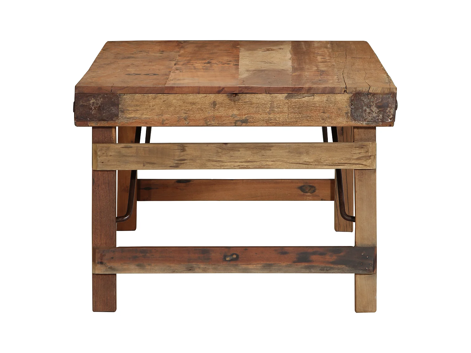 Table basse 110x55x40 cm en bois massif récupéré