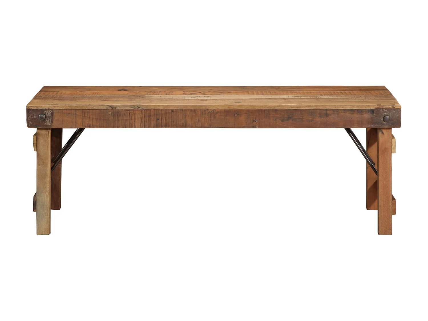 Table basse 110x55x40 cm en bois massif récupéré