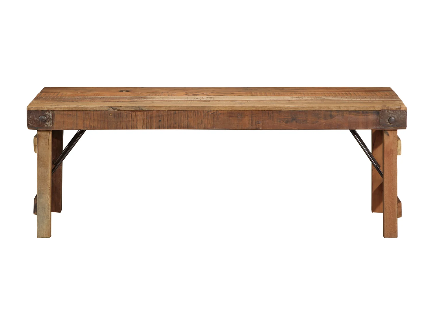 Table basse 110x55x40 cm en bois massif récupéré