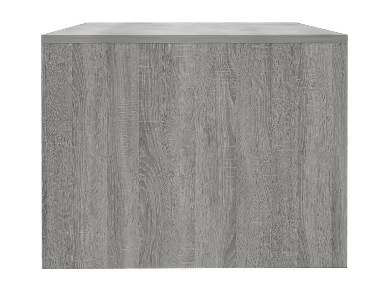 Sonoma salontafel grijs 102x55x42 cm bewerkt hout
