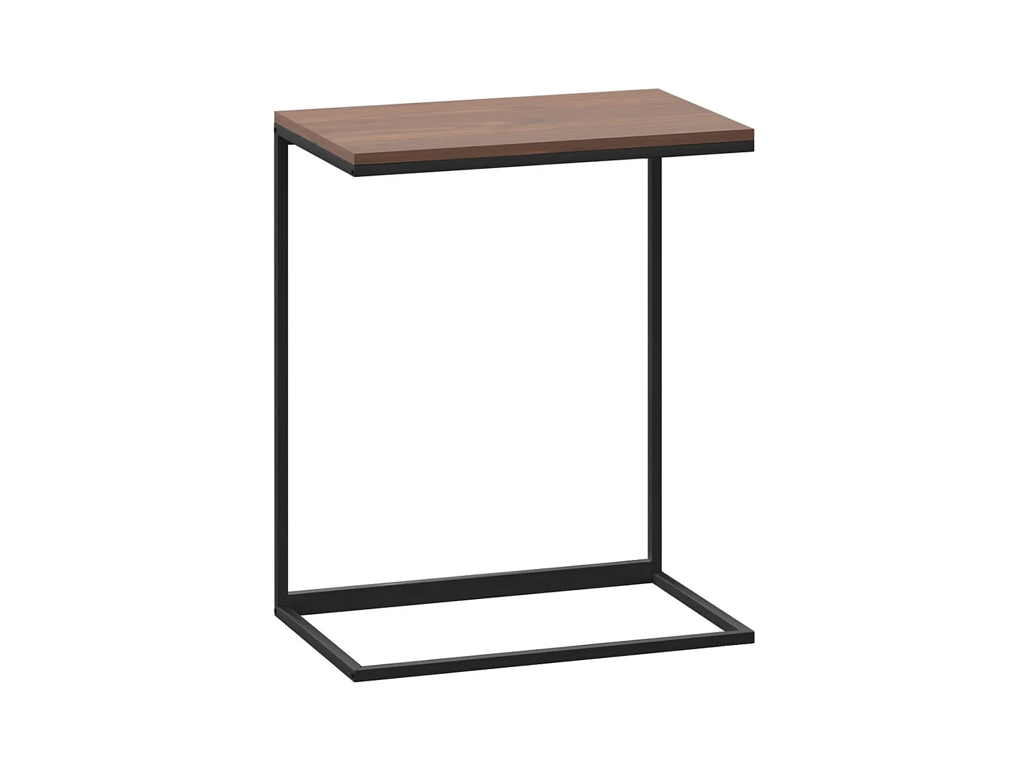 Table d'appoint Noir 55x35x66 cm Bois d'ingénierie