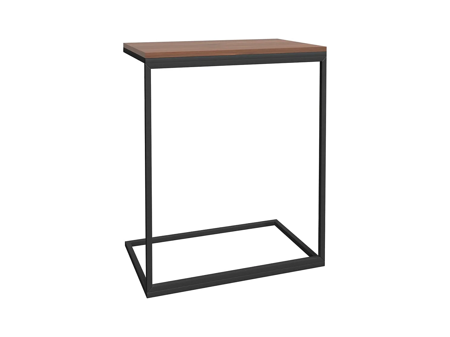 Table d'appoint Noir 55x35x66 cm Bois d'ingénierie