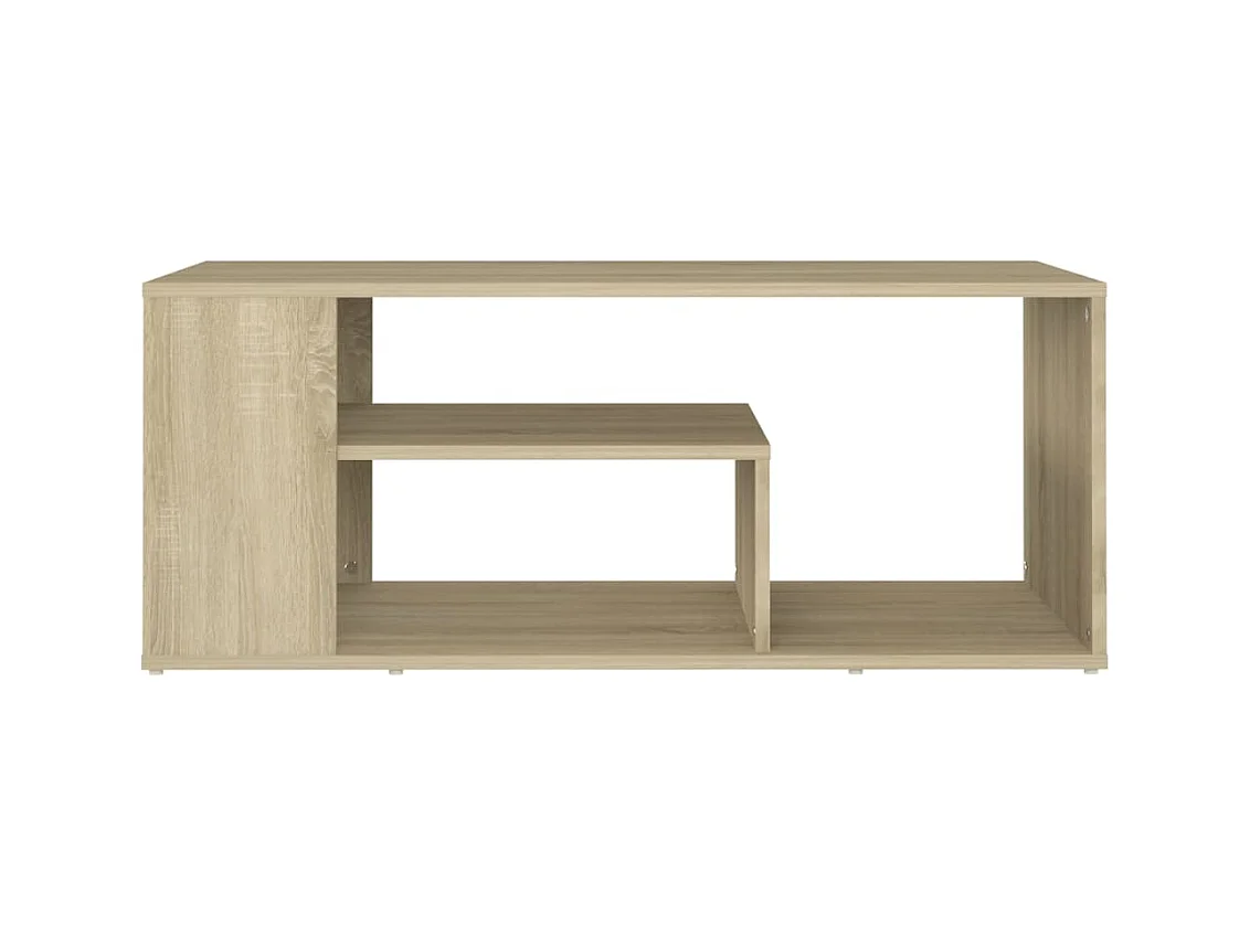 Sonoma eiken salontafel 100x50x40 cm bewerkt hout