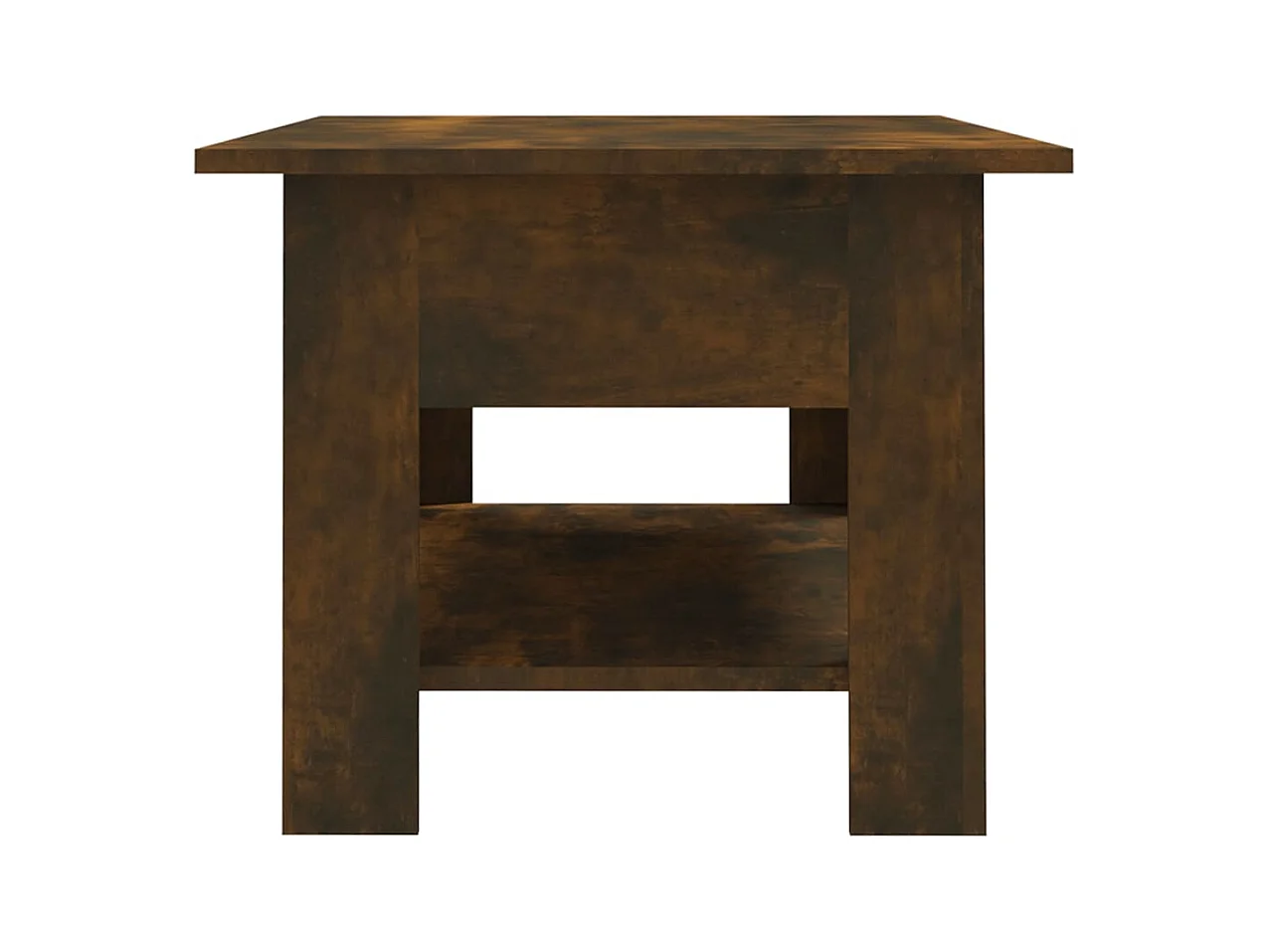 Tavolino da caffè in rovere affumicato 102x55x42 cm in legno ingegnerizzato