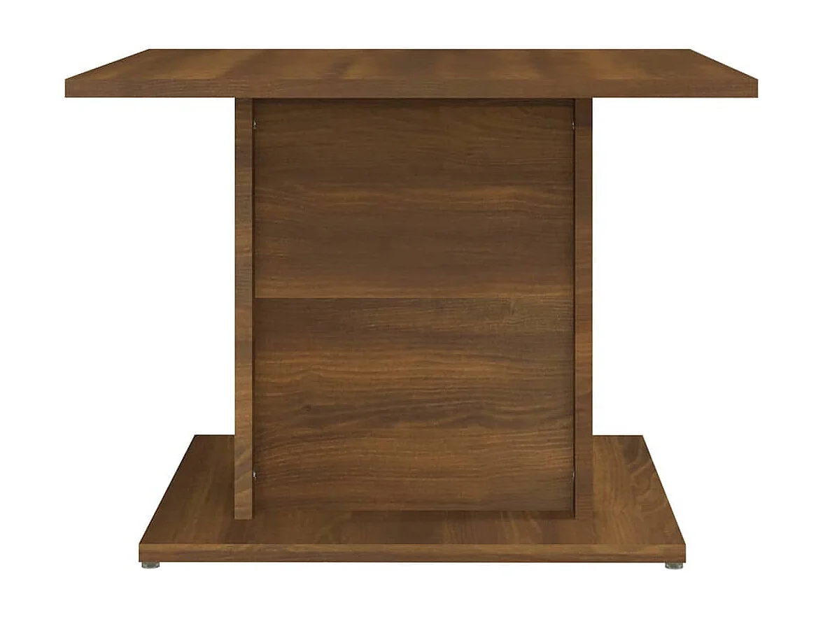 Table basse chêne marron 55,5x55,5x40 cm bois d'ingénierie