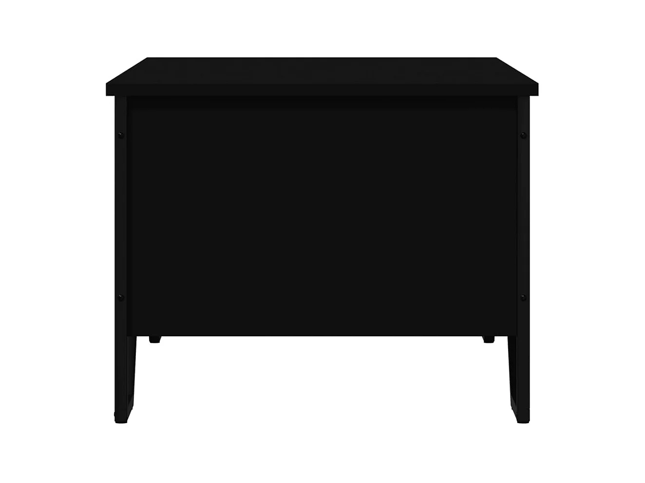 Table basse noir 100x51x40 cm bois d'ingénierie