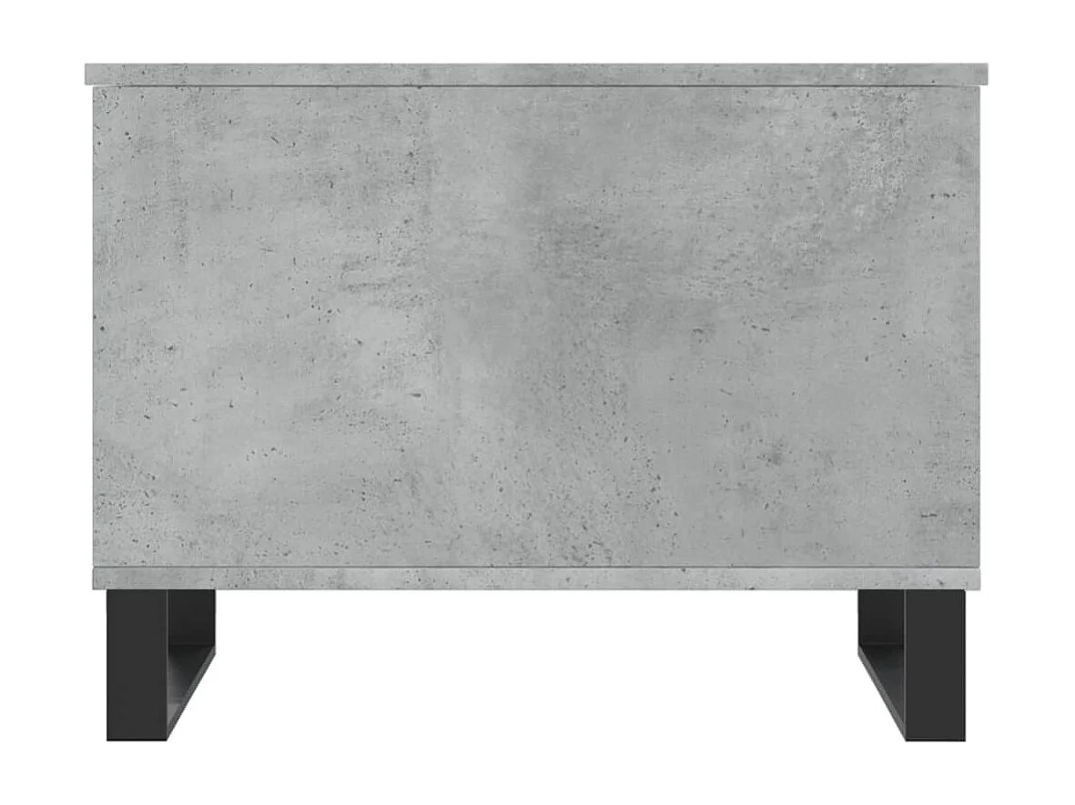 Table basse Gris béton 60x44,5x45 cm Bois d'ingénierie