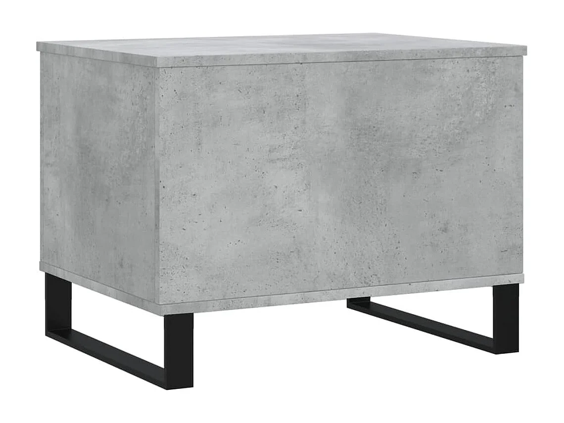 Table basse Gris béton 60x44,5x45 cm Bois d'ingénierie