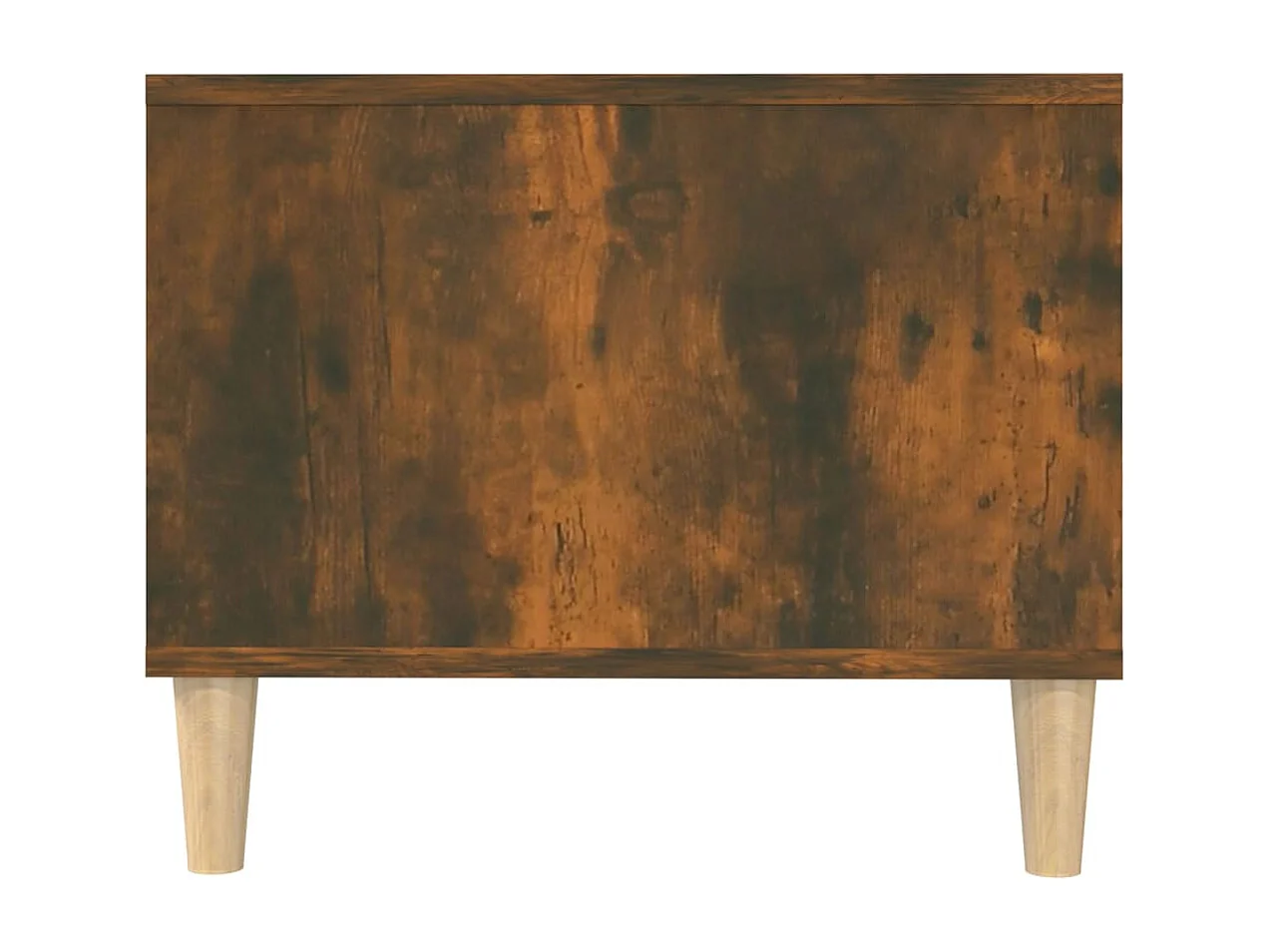 Table basse chêne fumé 102x50x40 cm bois d'ingénierie