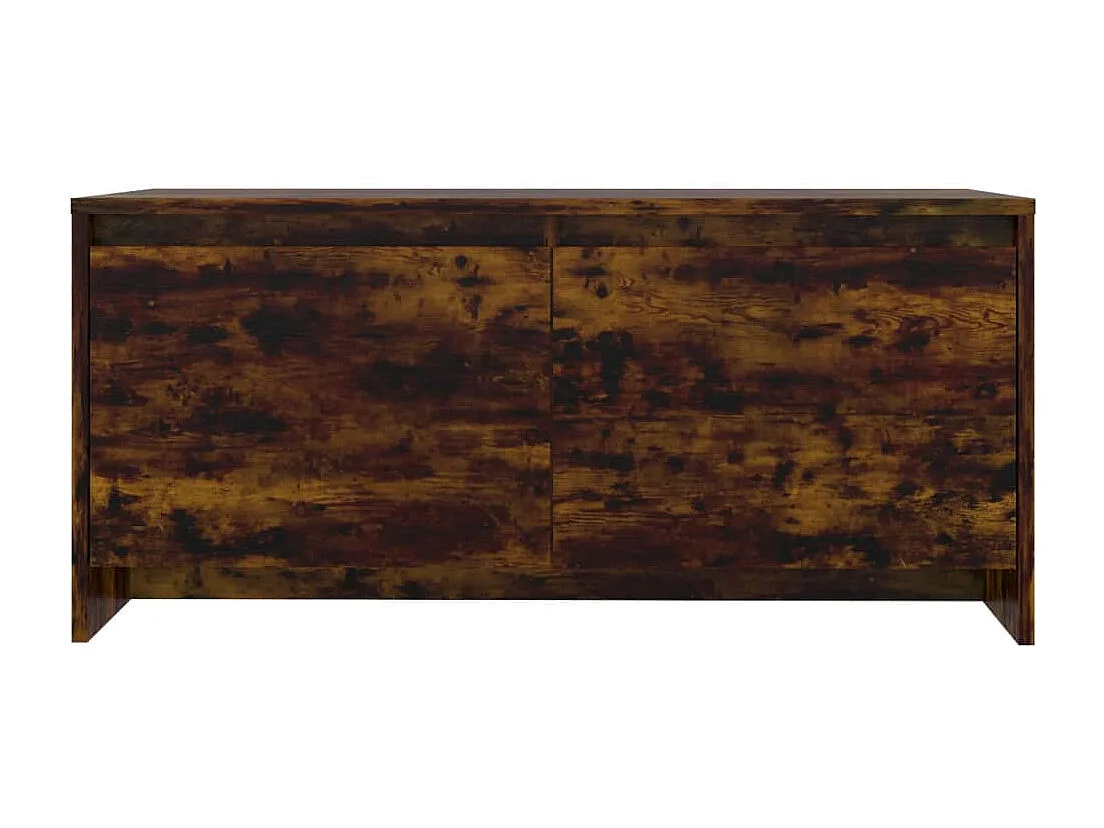 Gerookte eiken salontafel 90x50x41,5 cm bewerkt hout