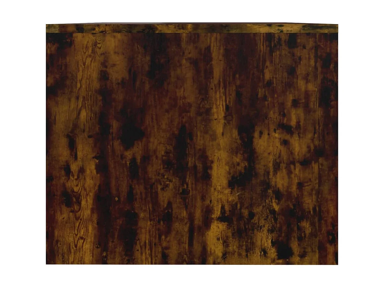 Gerookte eiken salontafel 90x50x41,5 cm bewerkt hout