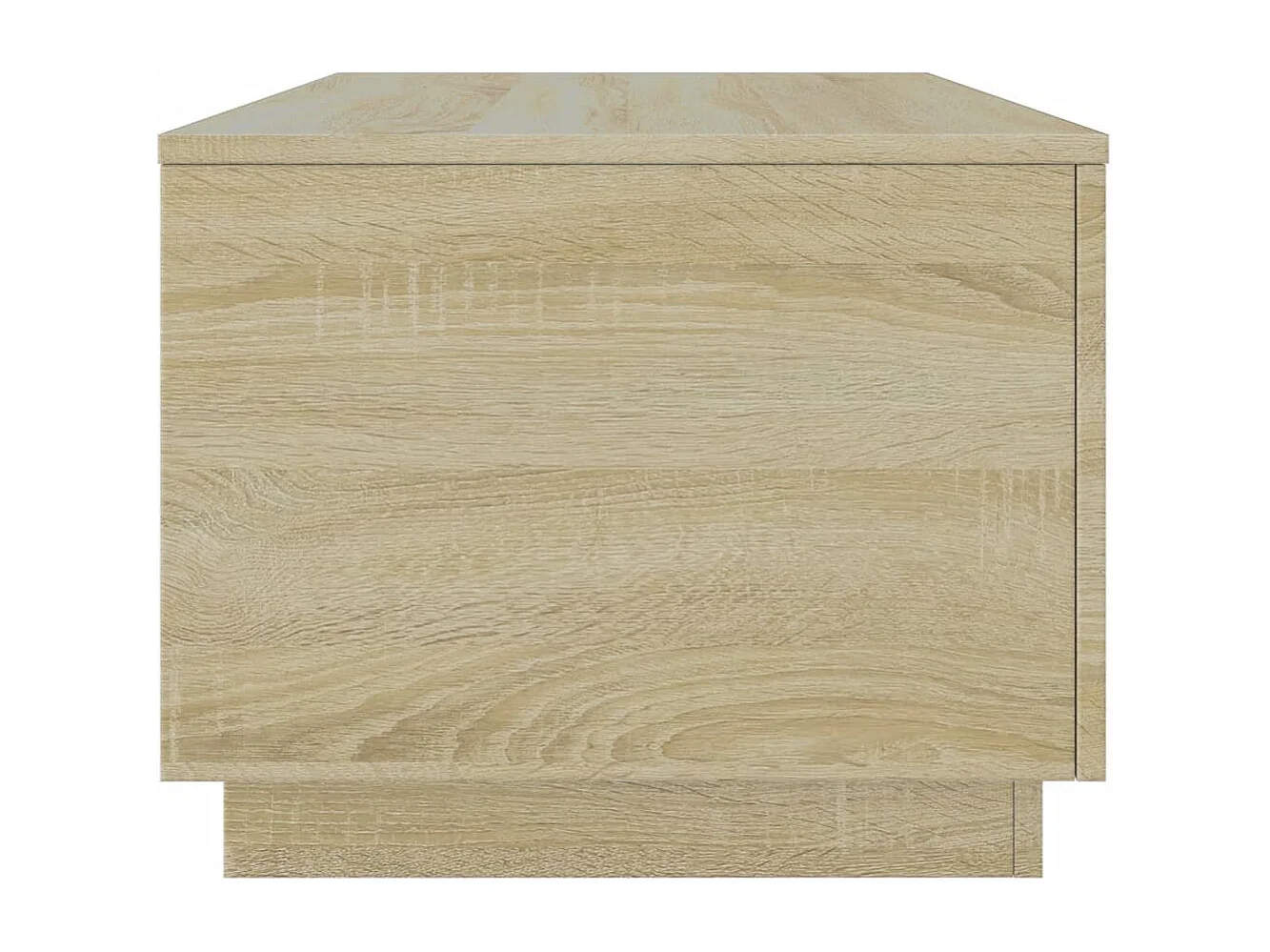 Tavolino con luci LED in rovere Sonoma 90x50x40 cm