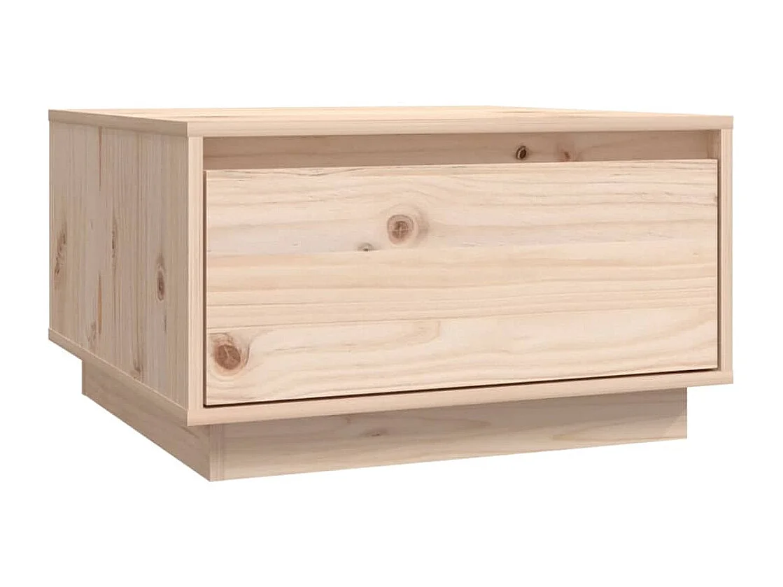 Table basse 55x56x32 cm Bois massif de pin