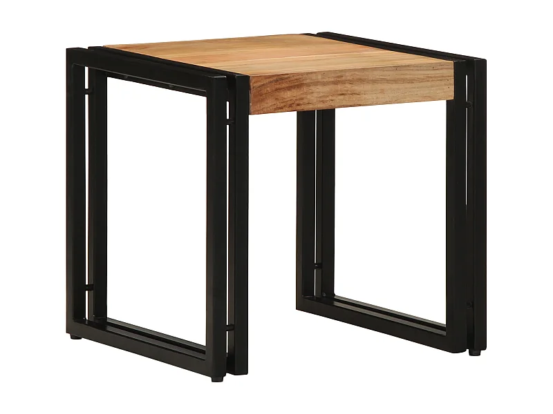 Salontafel 40x50x38 cm in massief acaciahout