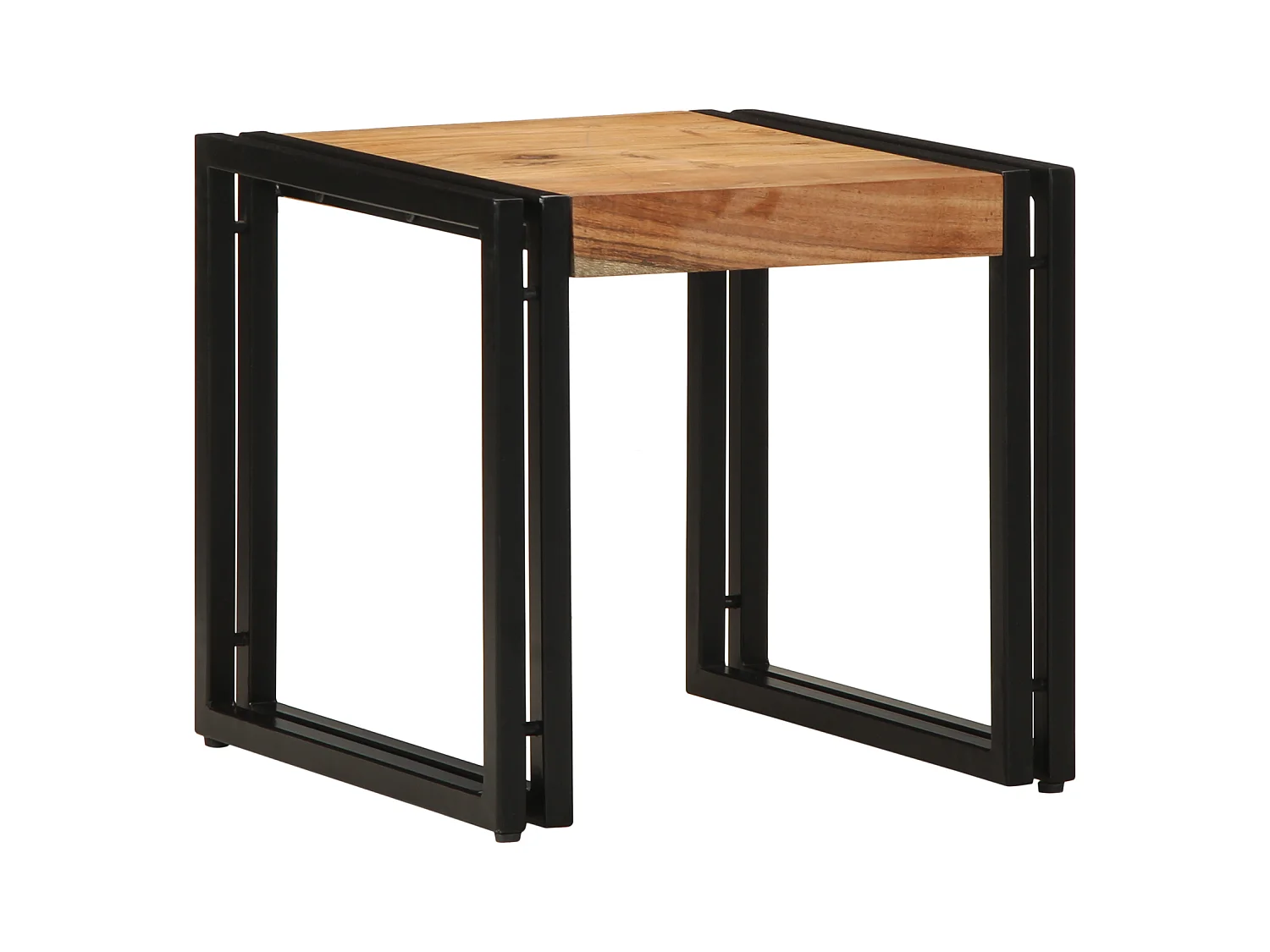 Table basse 40x50x38 cm en bois massif d'acacia