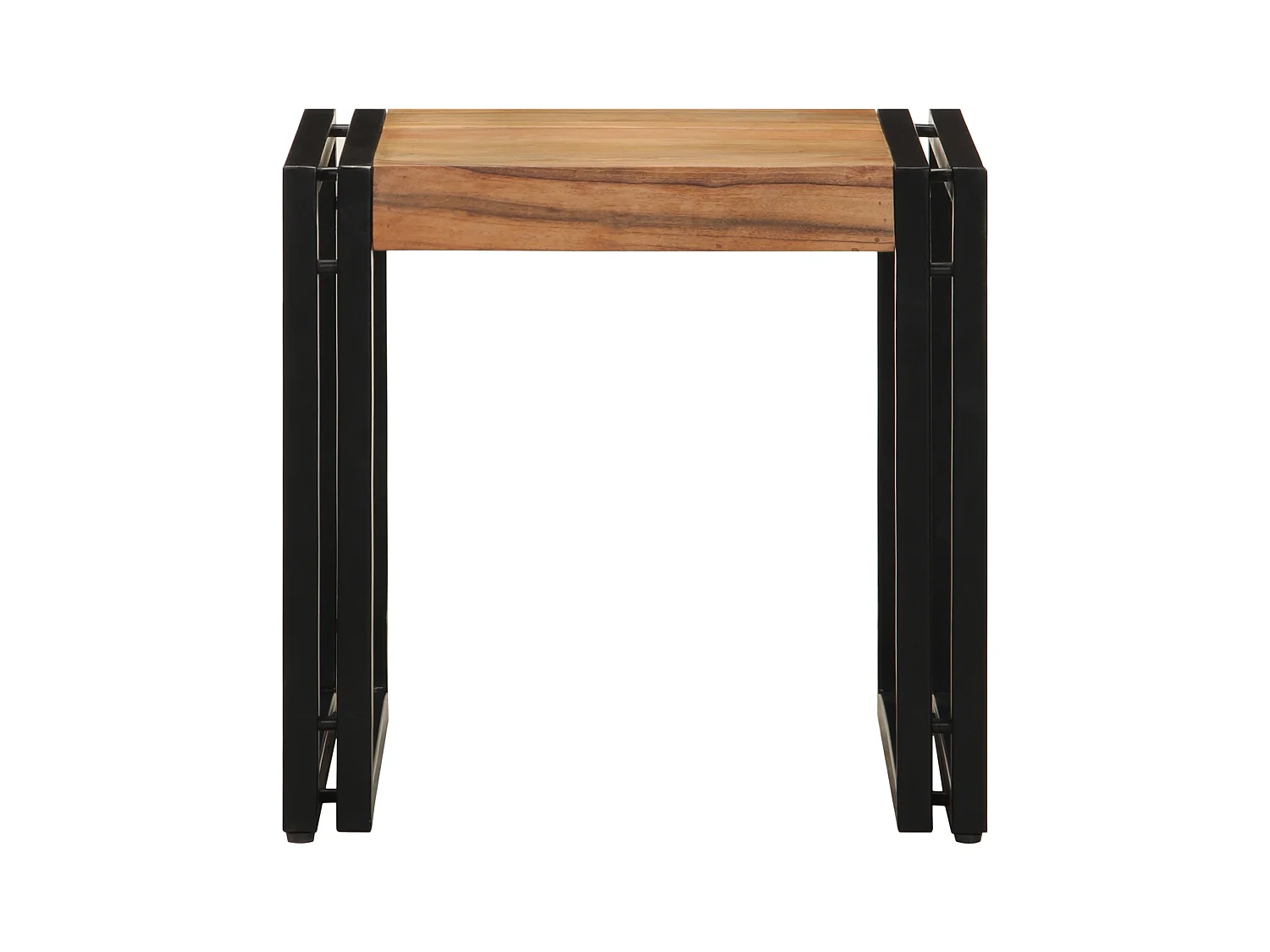 Table basse 40x50x38 cm en bois massif d'acacia