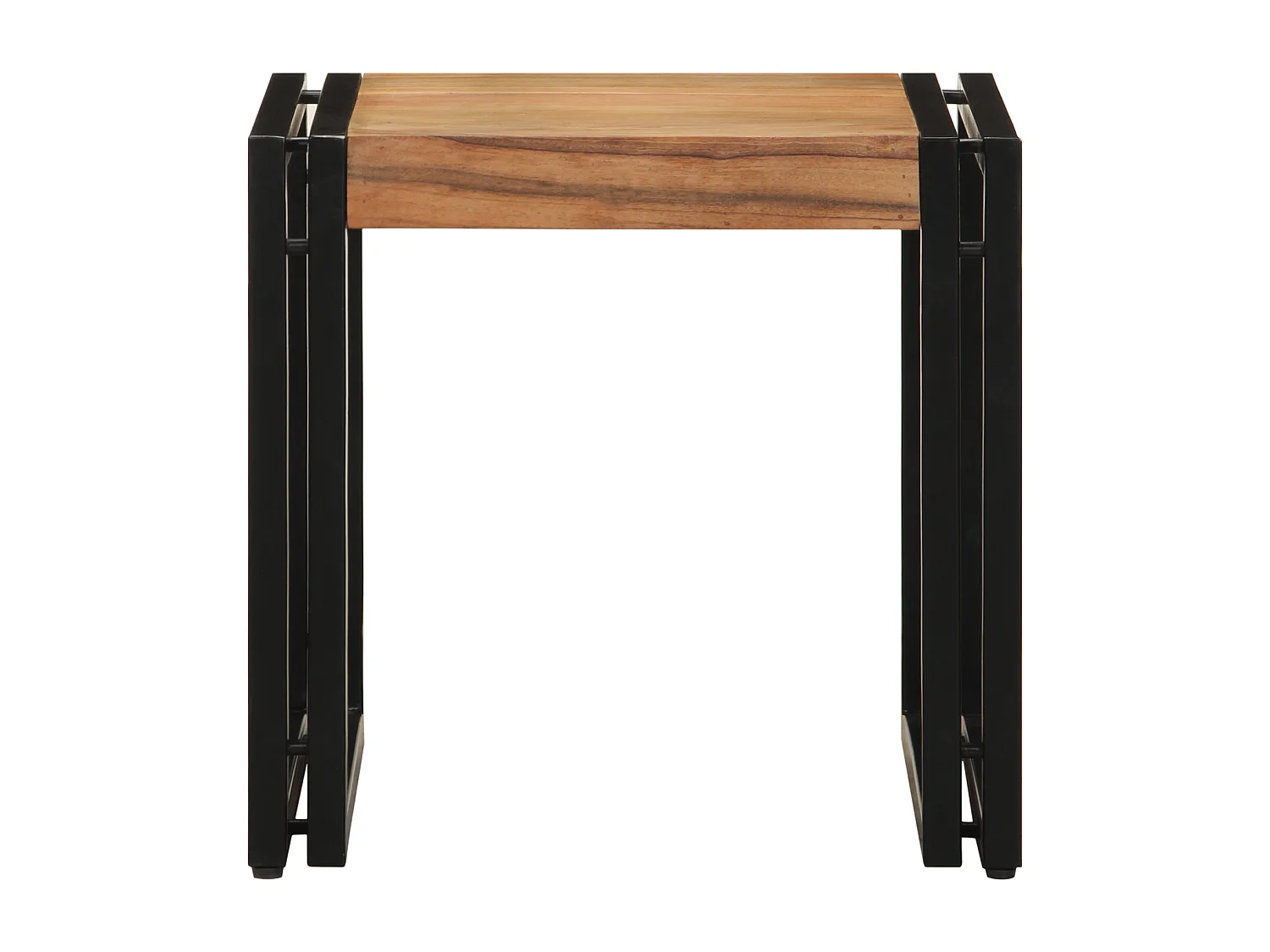 Table basse 40x50x38 cm en bois massif d'acacia