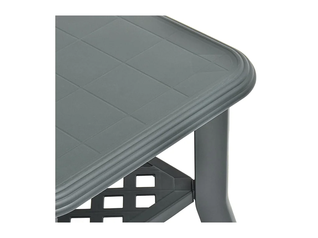 Table basse Vert 90x60x46 cm Plastique