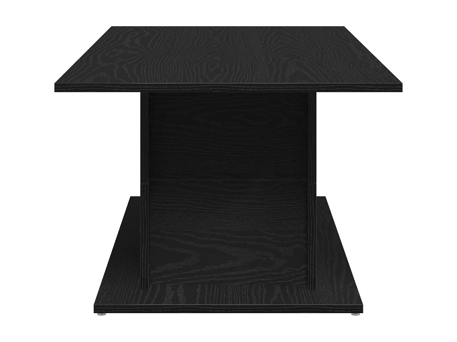 Table basse en chêne noir 102x55,5x40 cm en bois d'ingénierie