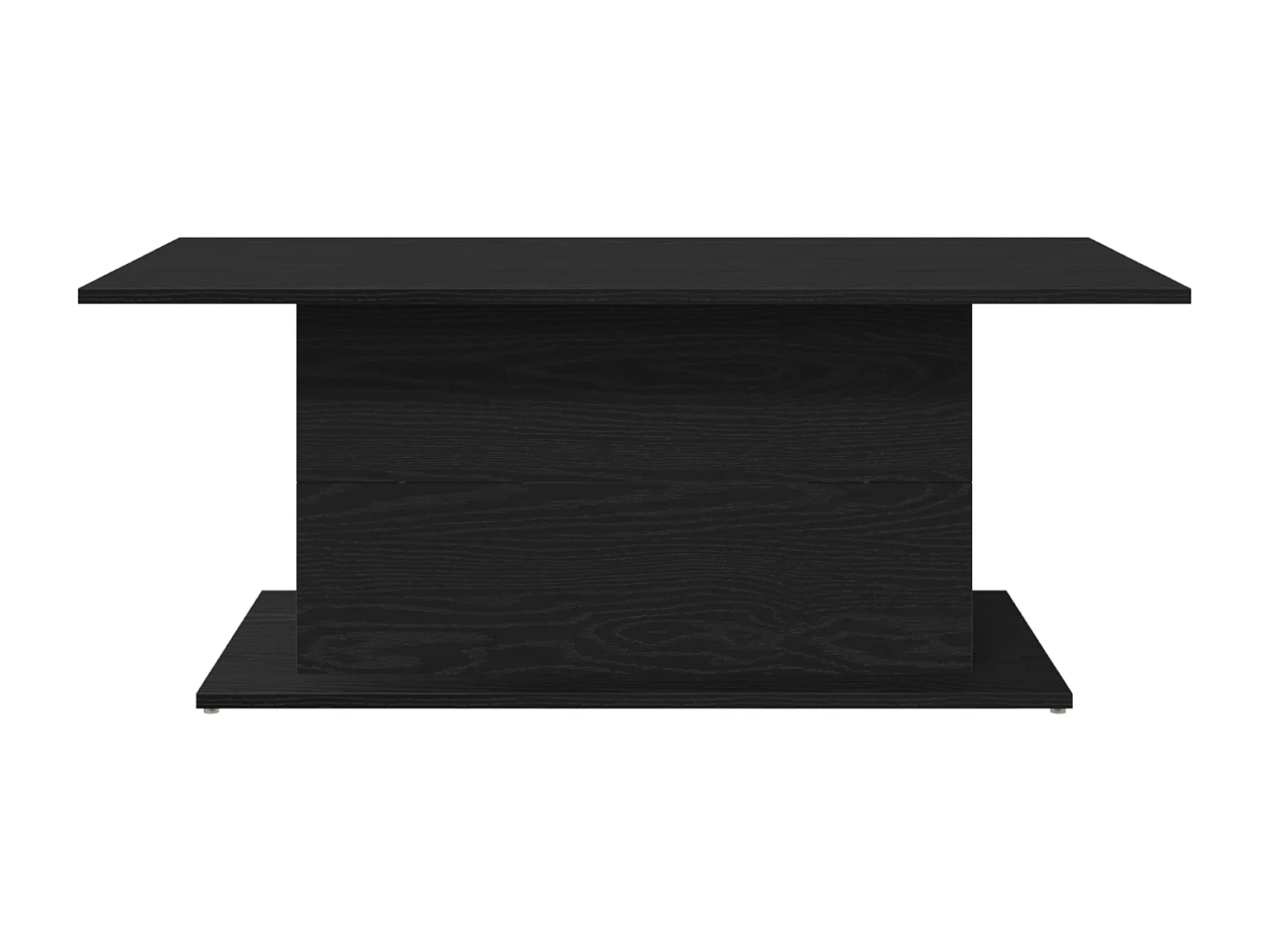 Table basse en chêne noir 102x55,5x40 cm en bois d'ingénierie