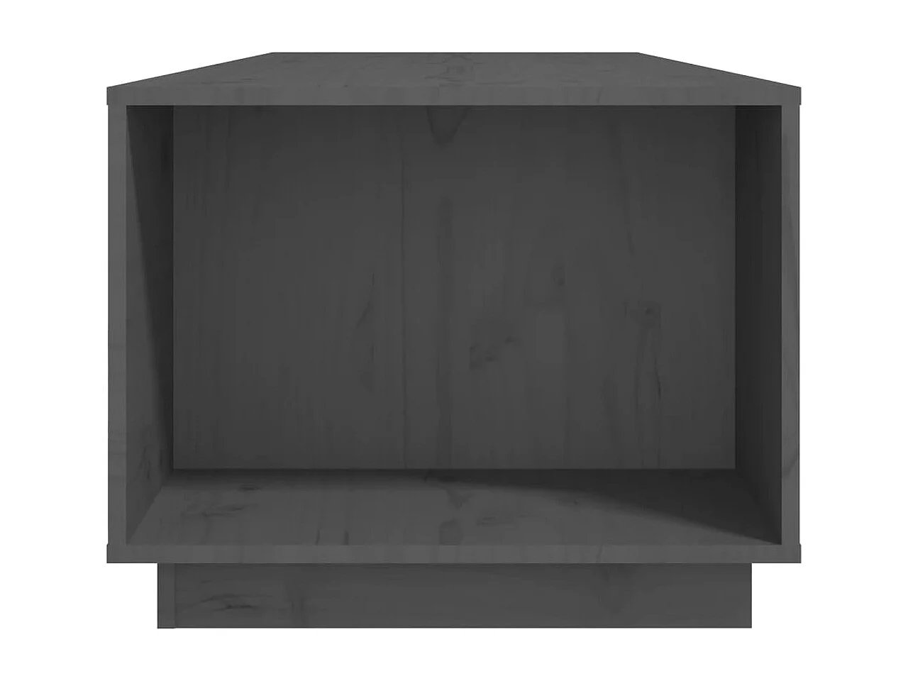 Table basse Gris 110x50x40 cm Bois massif de pin