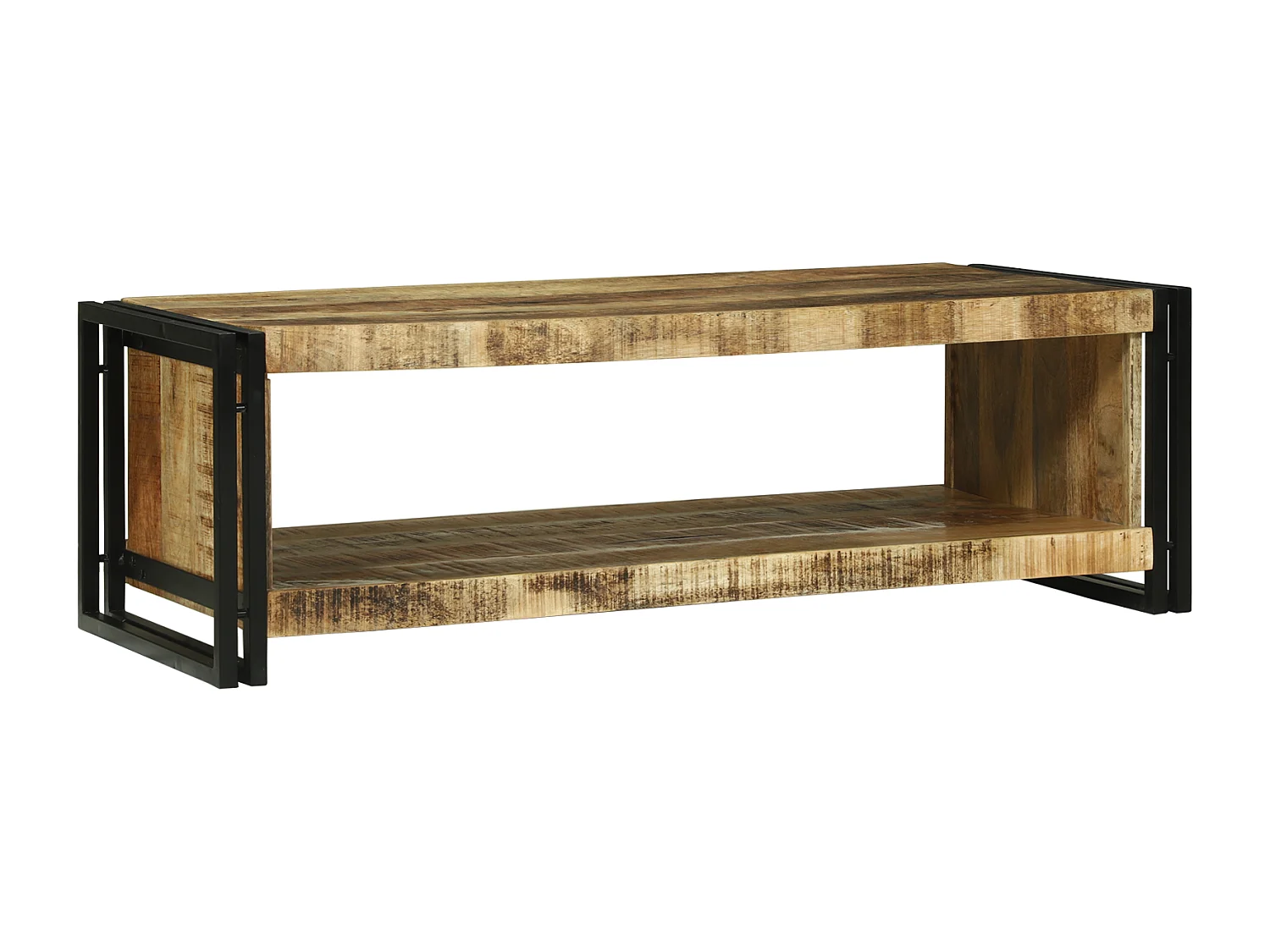 Table Basse 120x50x38 cm Bois Massif de Mangue