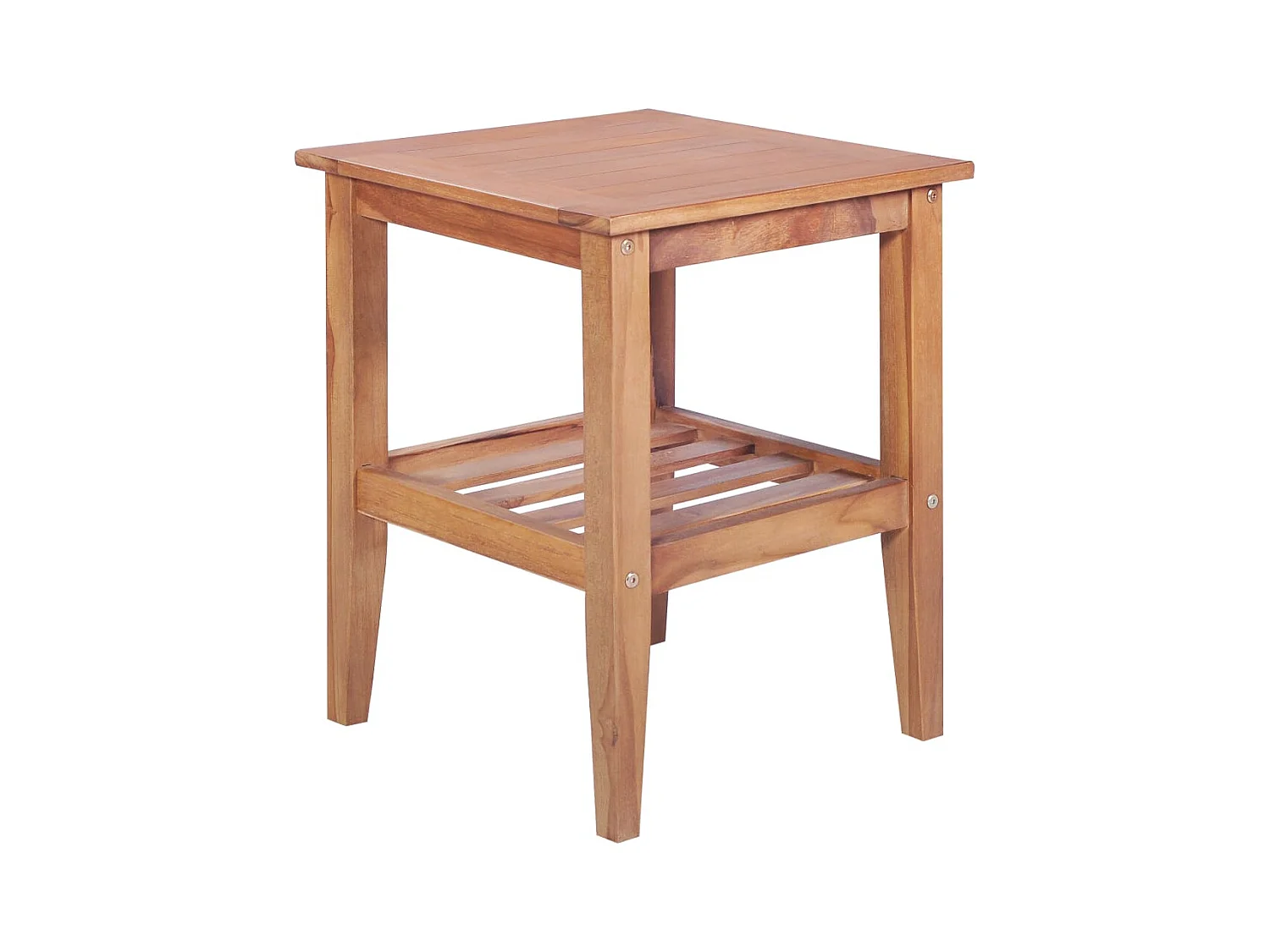 Tavolino da caffè 40x40x50 cm Quadrato Teak massello