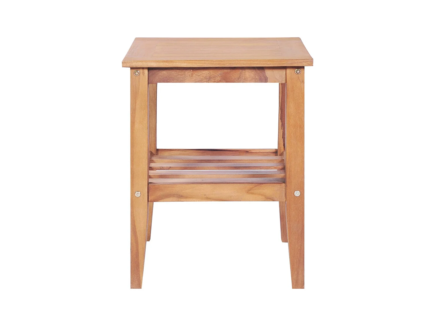 Tavolino da caffè 40x40x50 cm Quadrato Teak massello