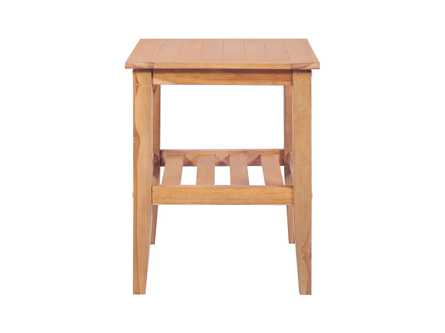 Tavolino da caffè 40x40x50 cm Quadrato Teak massello