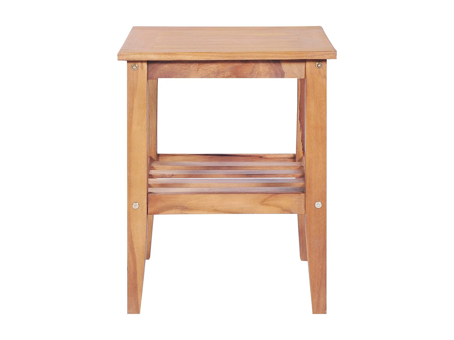 Tavolino da caffè 40x40x50 cm Quadrato Teak massello