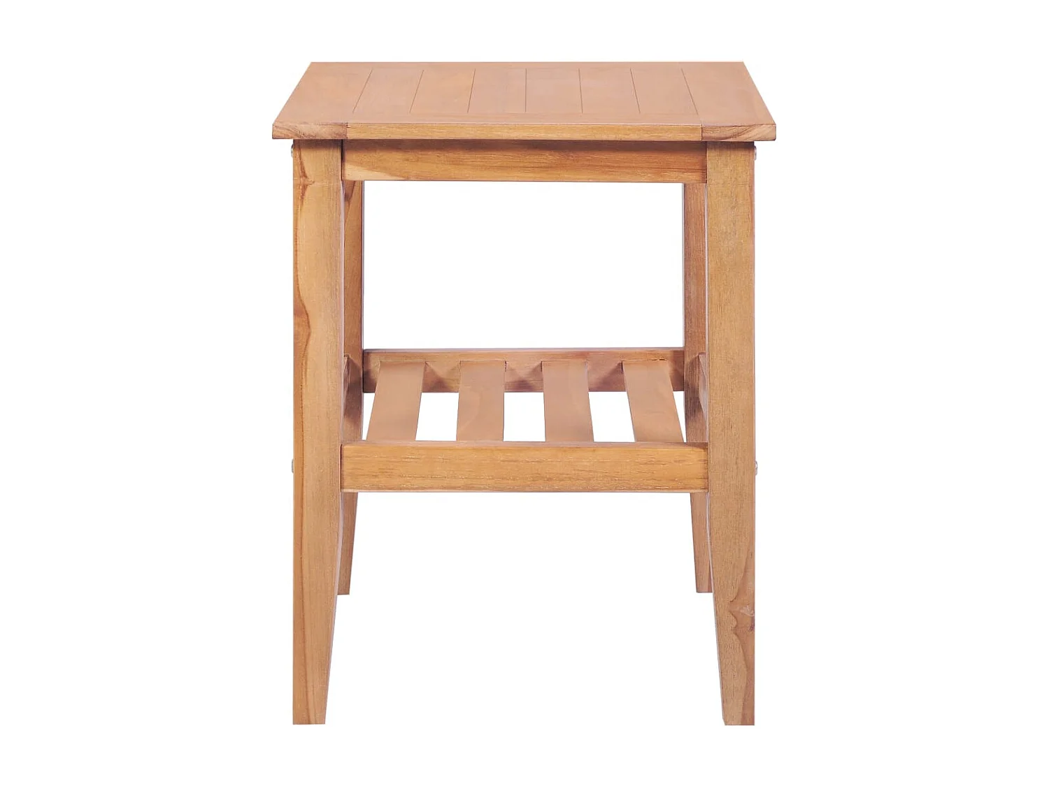 Tavolino da caffè 40x40x50 cm Quadrato Teak massello