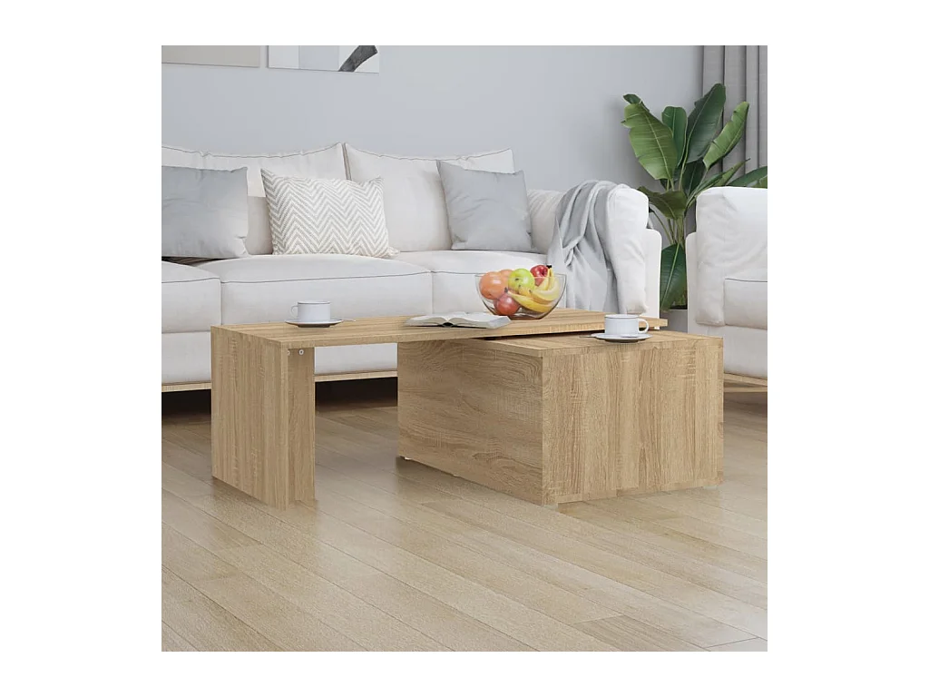 Table basse Chêne sonoma 150x50x35 cm Bois d’ingénierie